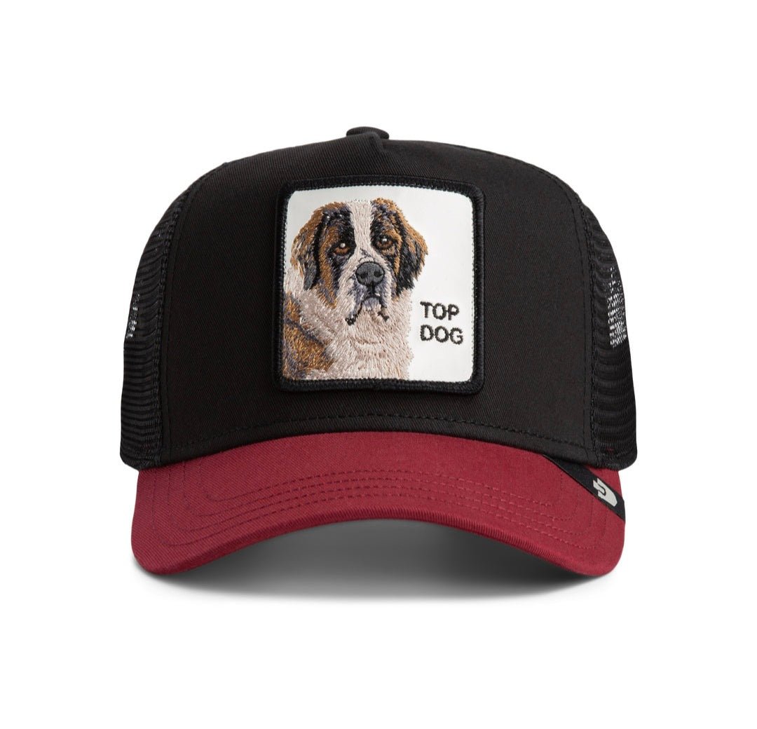 Gorra San Bernardo goorin bros bicolor negra roja - Mundogorrasgc
