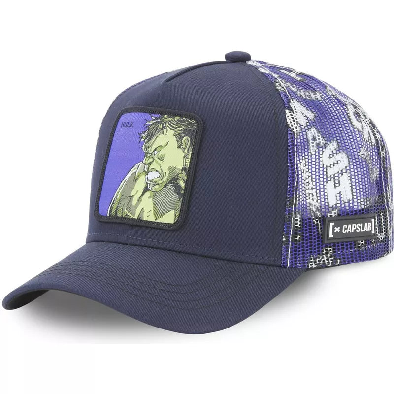 Trucker Hulk marvel azul y violeta