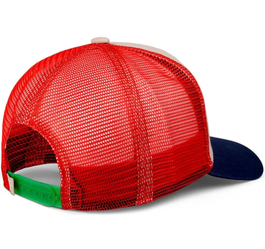 Gorra trucker beige, roja, azul marino Mimik Coastal - intershopgc caps