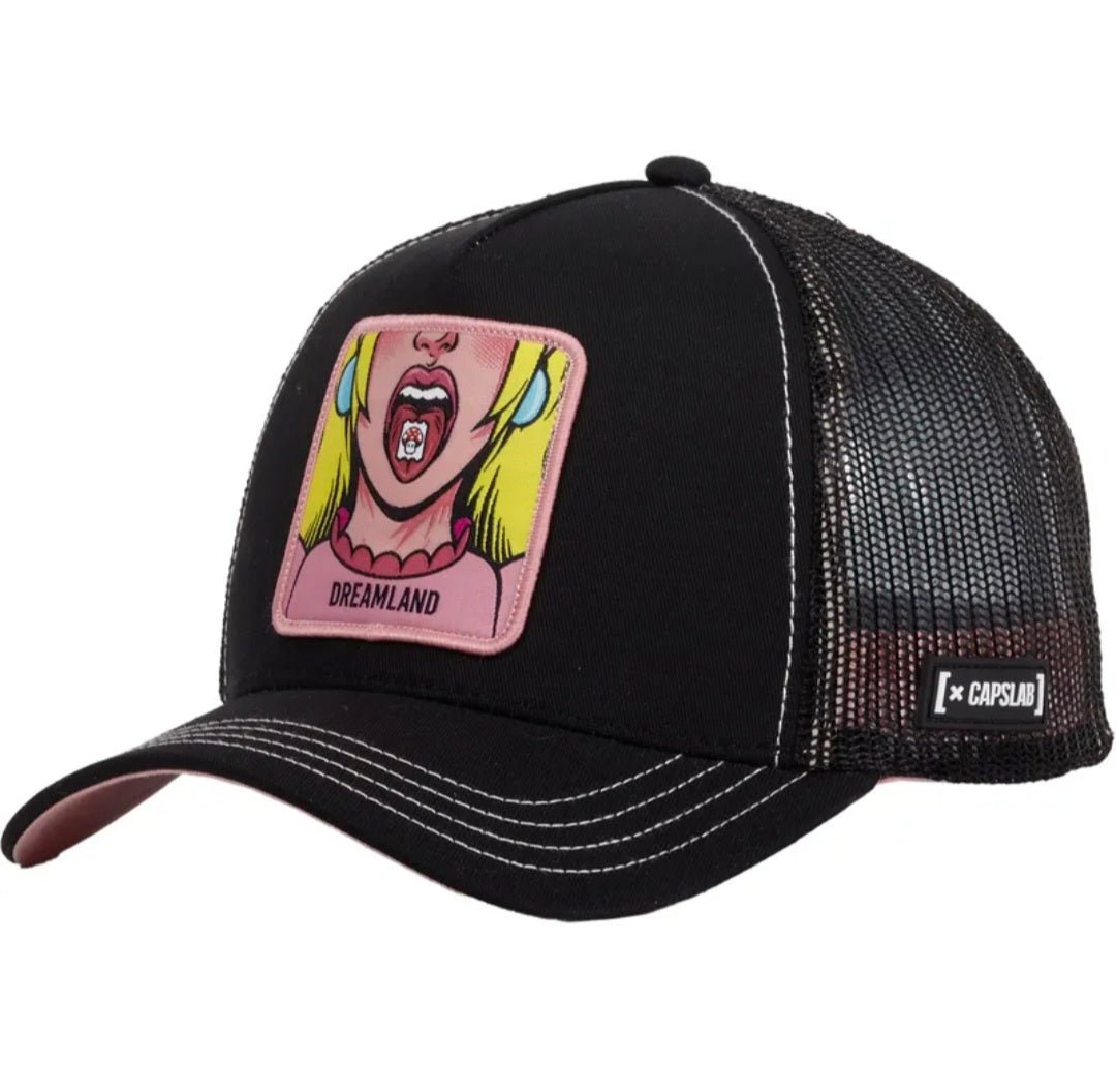 Gorra Trucker Negra Dreamland CAS2 DRE1 Capslab - intershopgc caps