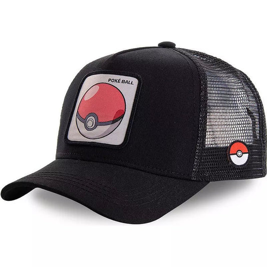 Gorra trucker pokemon pokeball negra POK1 - intershopgc - Tienda de gorras online - Maspalomas