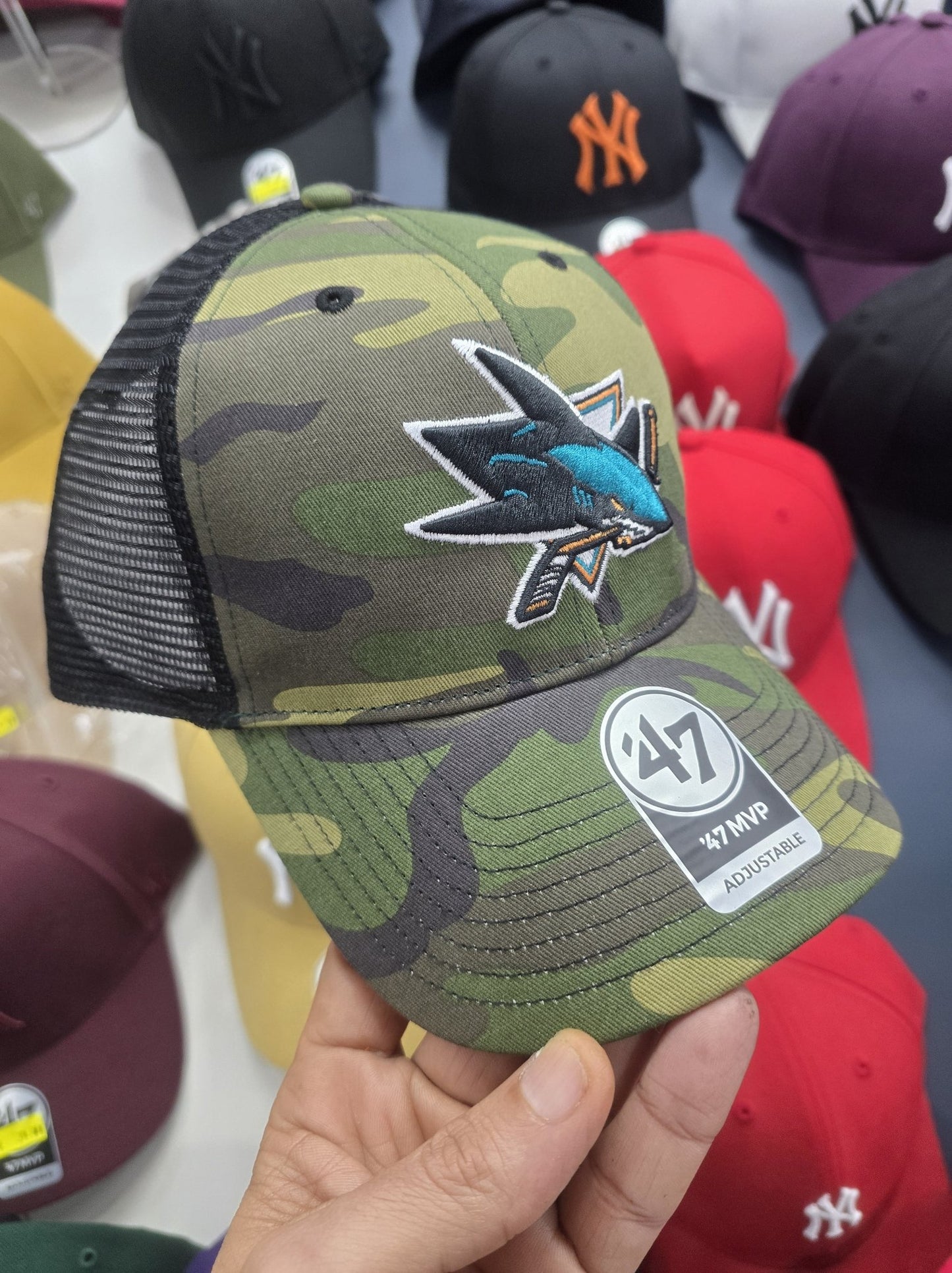 Gorra trucker Sharks militar '47 snapback - intershopgc - Tienda de gorras online - Maspalomas