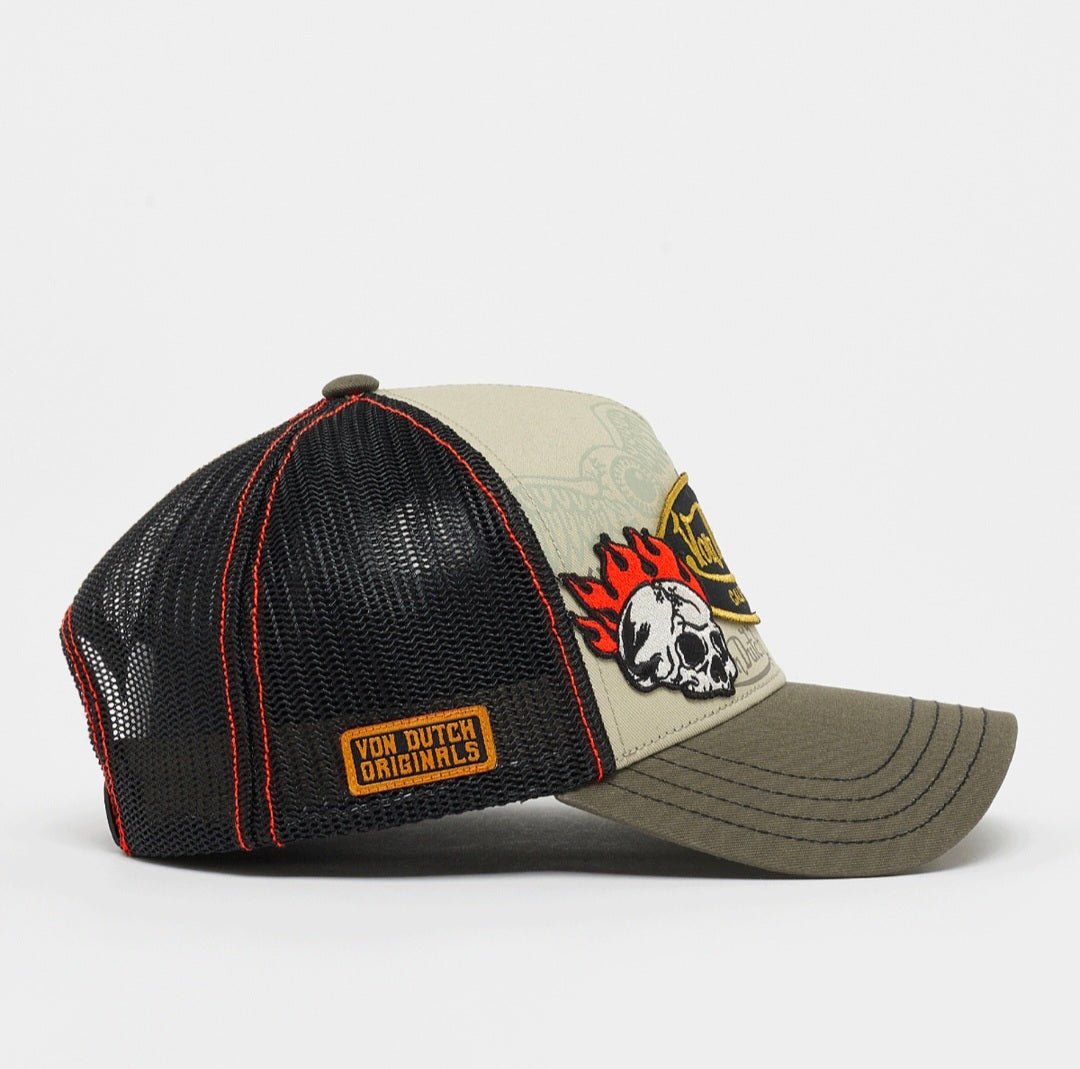 Gorra Trucker Verde Beige SUBL11 – Von Dutch - intershopgc - Tienda de gorras online - Maspalomas