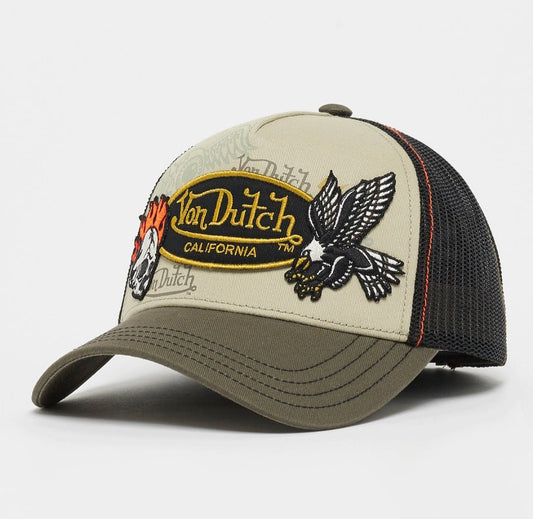 Gorra Trucker Verde Beige SUBL11 – Von Dutch - intershopgc - Tienda de gorras online - Maspalomas