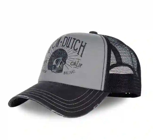 Gorra Trucker von dutch CREW1B – Gris y Negra - intershopgc - Tienda de gorras online - Maspalomas