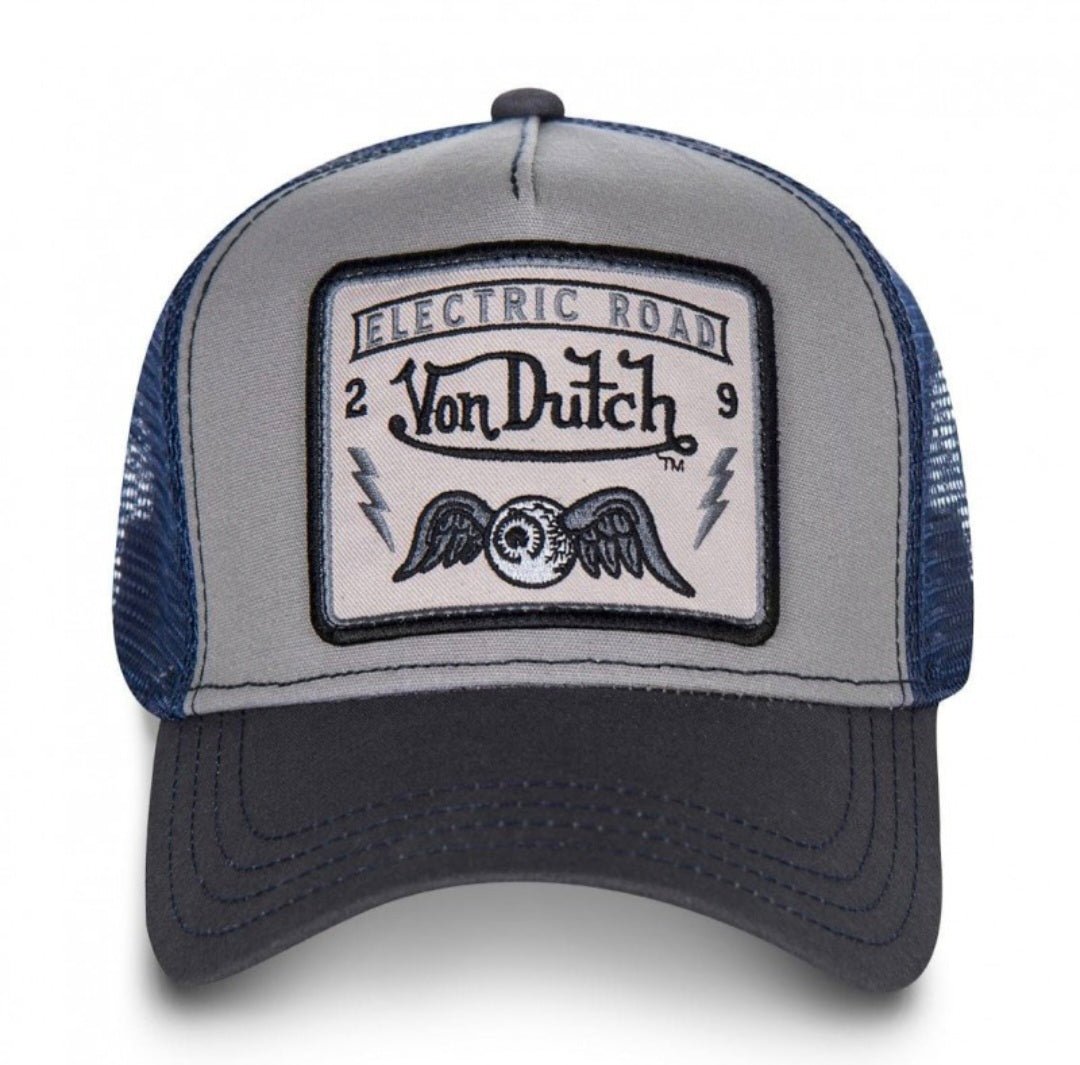 Gorra VON DUTCH gris azul - SQUARE3B - intershopgc - Tienda de gorras online - Maspalomas