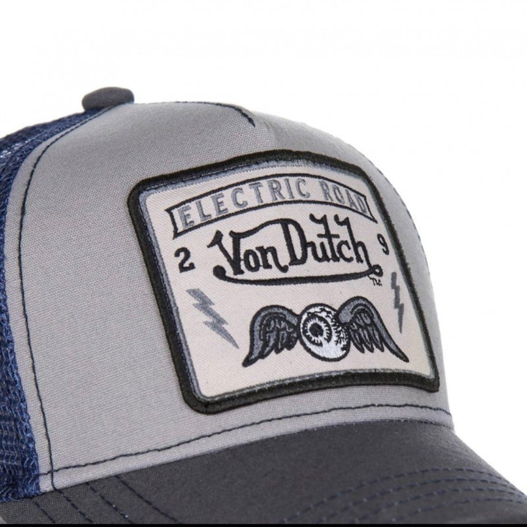 Gorra VON DUTCH gris azul - SQUARE3B - intershopgc - Tienda de gorras online - Maspalomas