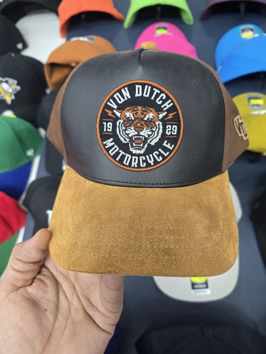 Gorra Von dutch negra y marrón VINT03 - intershopgc - Tienda de gorras online - Maspalomas