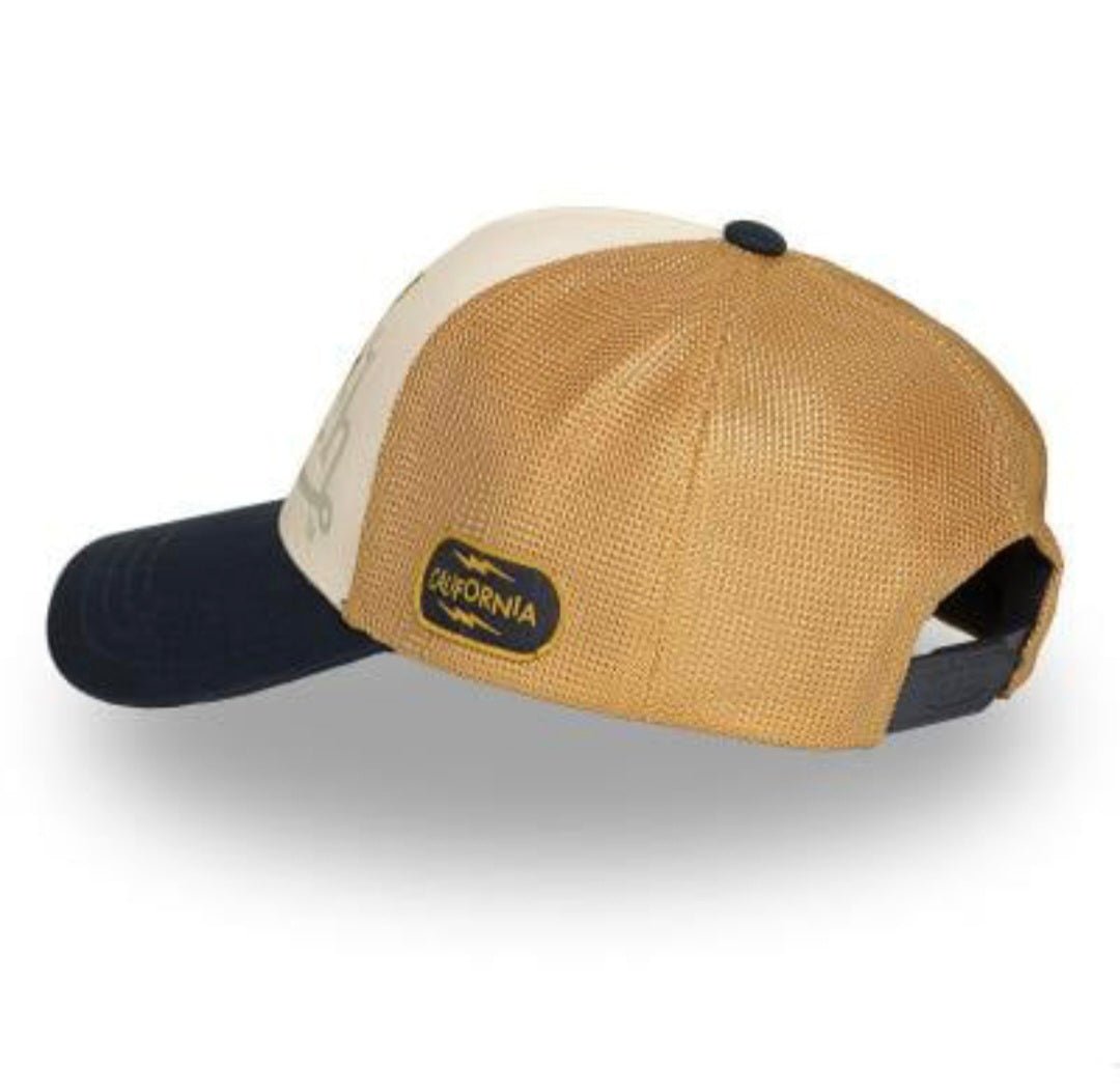 Gorra Von Dutch Wild - 01 – Estilo Biker Vintage beige mostaza negro - intershopgc - Tienda de gorras online - Maspalomas