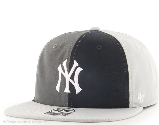 Gorra Yankees 47 Brand Melrose Captain RL – gris negro Relaxed - intershopgc - Tienda de gorras online - Maspalomas