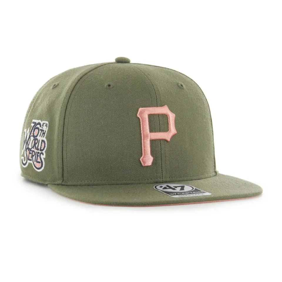 Pirates gorra verde snapback visera plana 47' Captain