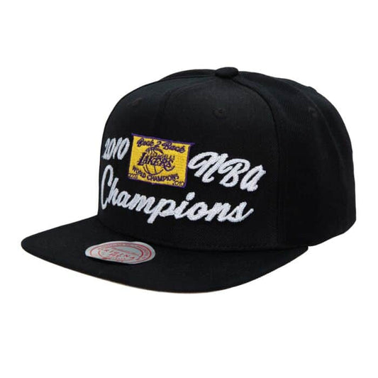 CHAMPIONS Lakers snapback negra 2010 campeones