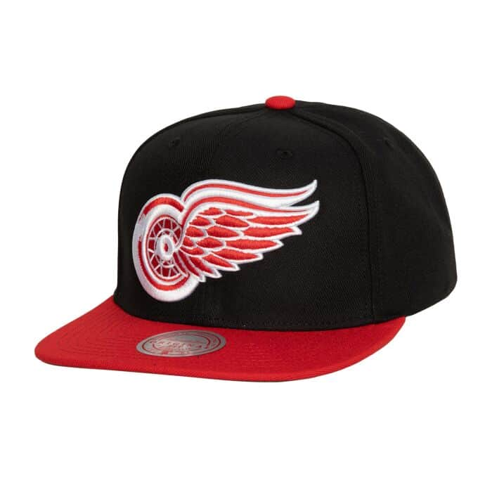 2 TONOS Red wings negra y roja NHL