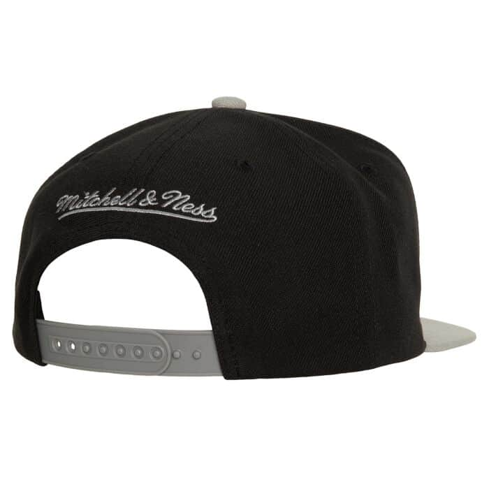 LA Kings snapback negra con visera plana gris 2 TONE NHL