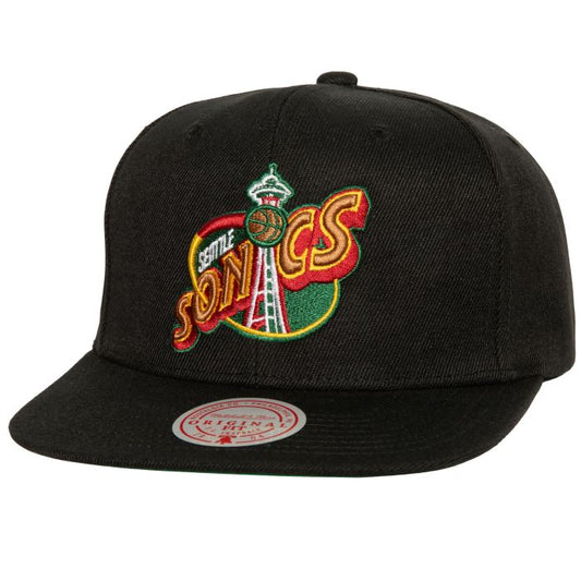 Supersonics snapback negra SIDE JAM