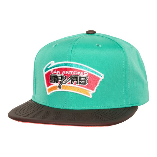 Spurs snapback HEAT UP azul teal (Visera cambia de color según la temperatura)