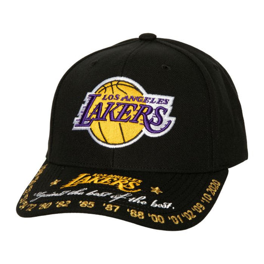 THE BEST Lakers negra snapback visera curva