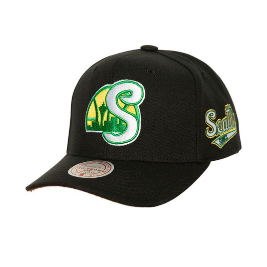 Supersonics snapback negra ICON GRAIL