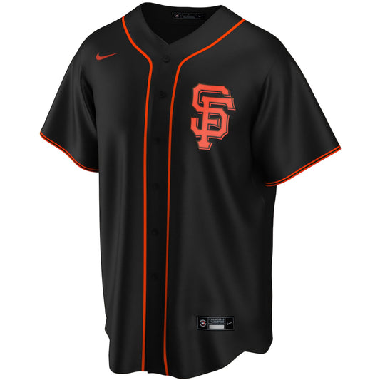 Jersey negro y naranja nike de los giants mlb - intershopgc - Tienda de gorras online - Maspalomas