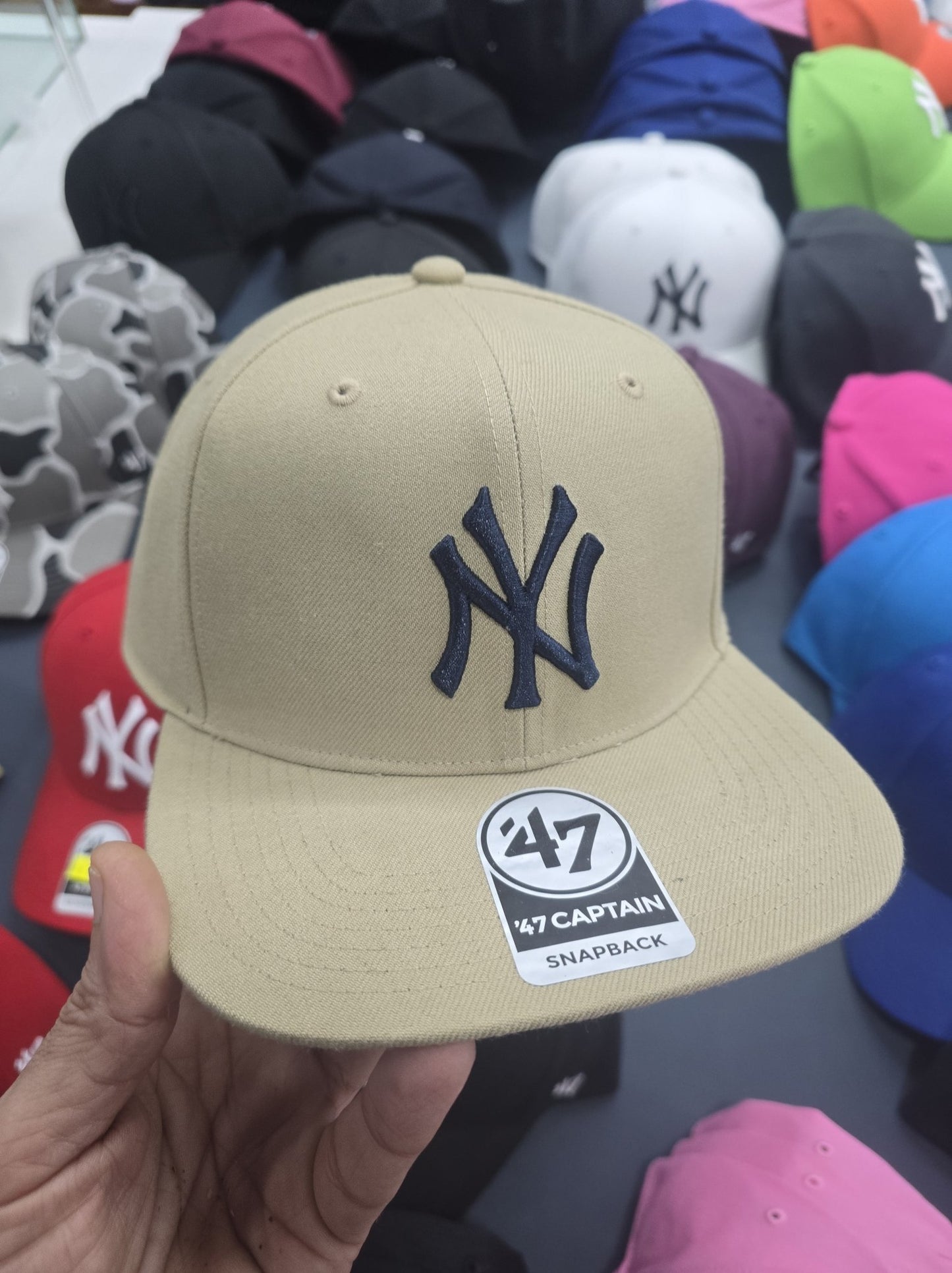 Khaki ny yankees captain 47 brand visera plana - intershopgc - Tienda de gorras online - Maspalomas