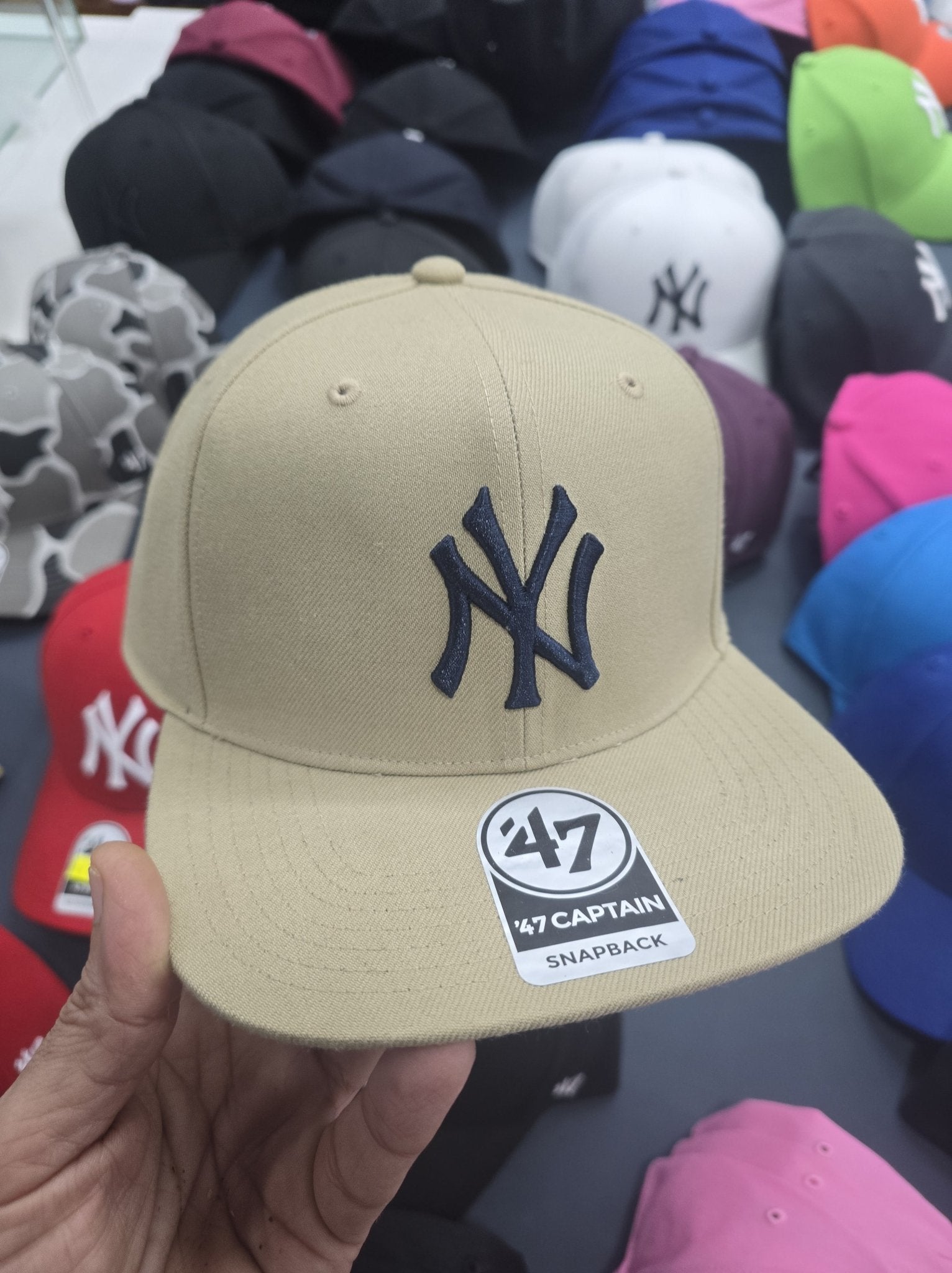Khaki ny yankees captain 47 brand visera plana - intershopgc - Tienda de gorras online - Maspalomas