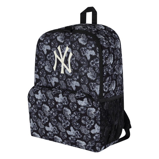 Mochila New York Yankees negra floral - Mundogorrasgc