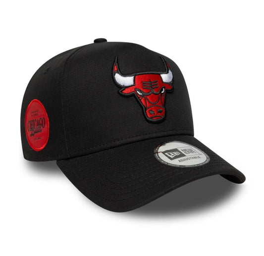 New era Bulls 9FORTY E - Frame Patch Side negra - intershopgc
