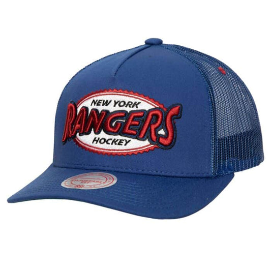 New York Rangers azul vintage trucker snapback visera curva TEAM SEAL NHL - intershopgc - Tienda de gorras online - Maspalomas
