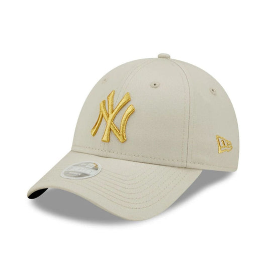 New York Yankees 9FORTY Mujer beige metallic - Mundogorrasgc