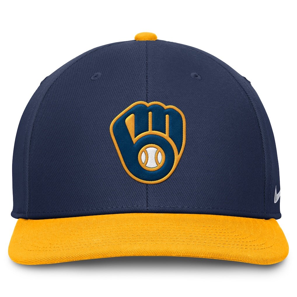 Nike Milwaukee Brewers Primetime Pro Dri - FIT Azul y amarilla - Mundogorrasgc
