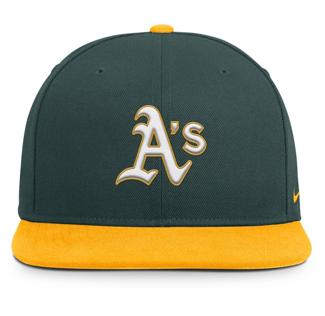 Nike Oakland Athletics Primetime Pro Dri - FIT Verde y Amarilla - Mundogorrasgc