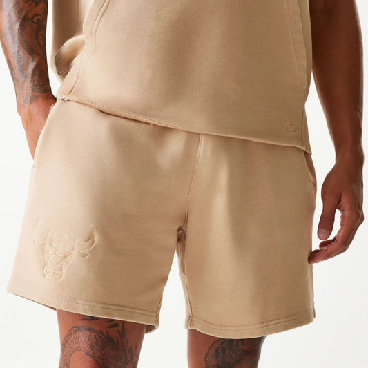 Pantalón corto Chicago Bulls beige efecto lavado - Mundogorrasgc