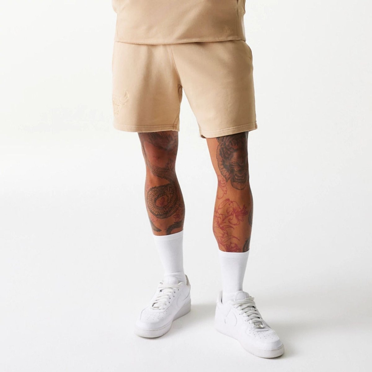 Pantalón corto Chicago Bulls beige efecto lavado - Mundogorrasgc