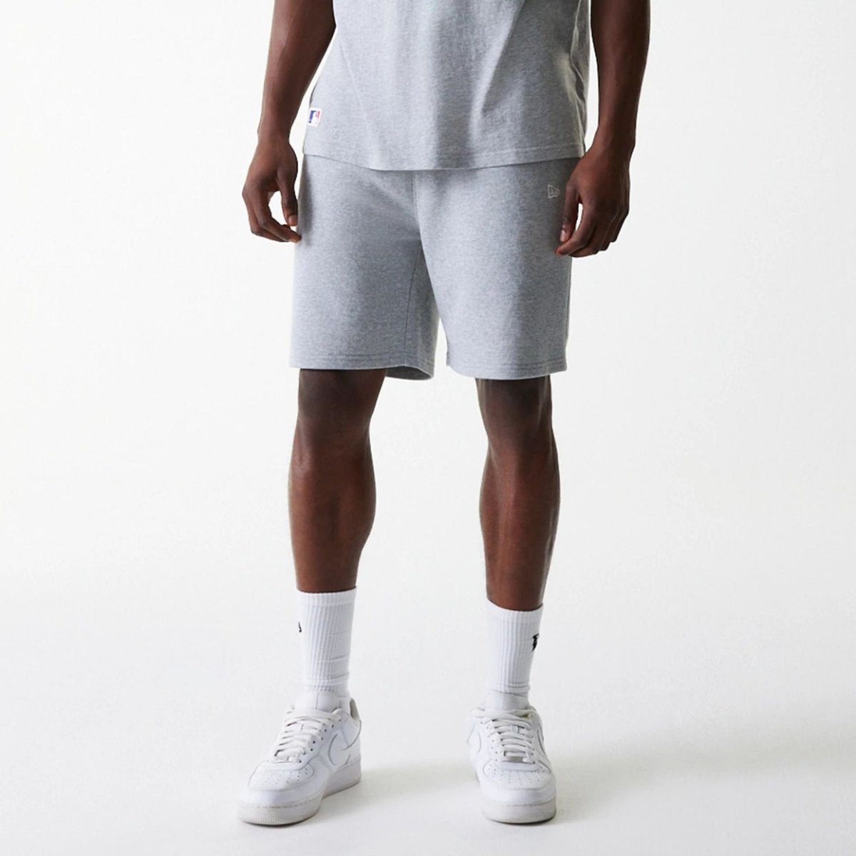 Pantalón corto gris NY new era french terry - Mundogorrasgc