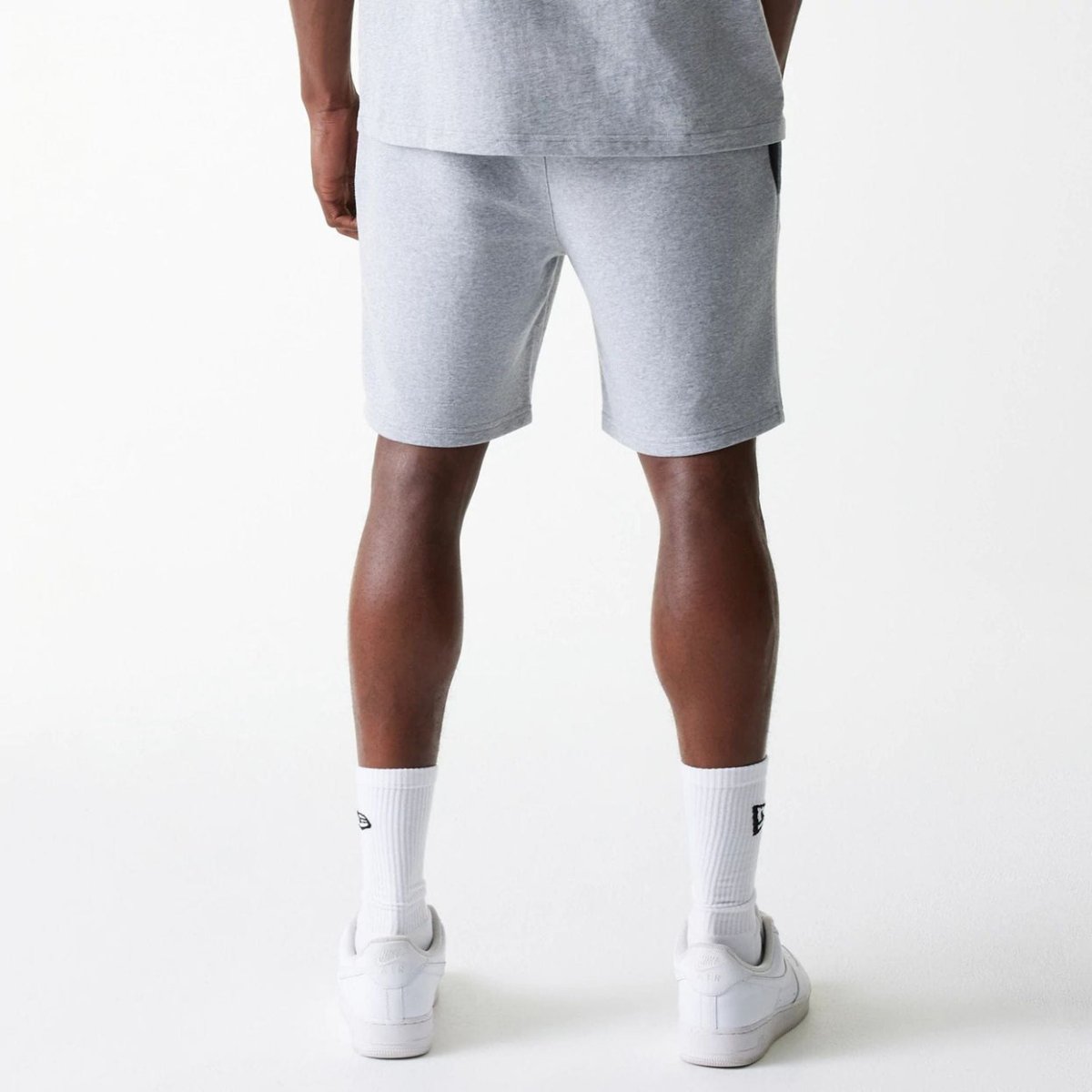Pantalón corto gris NY new era french terry - Mundogorrasgc