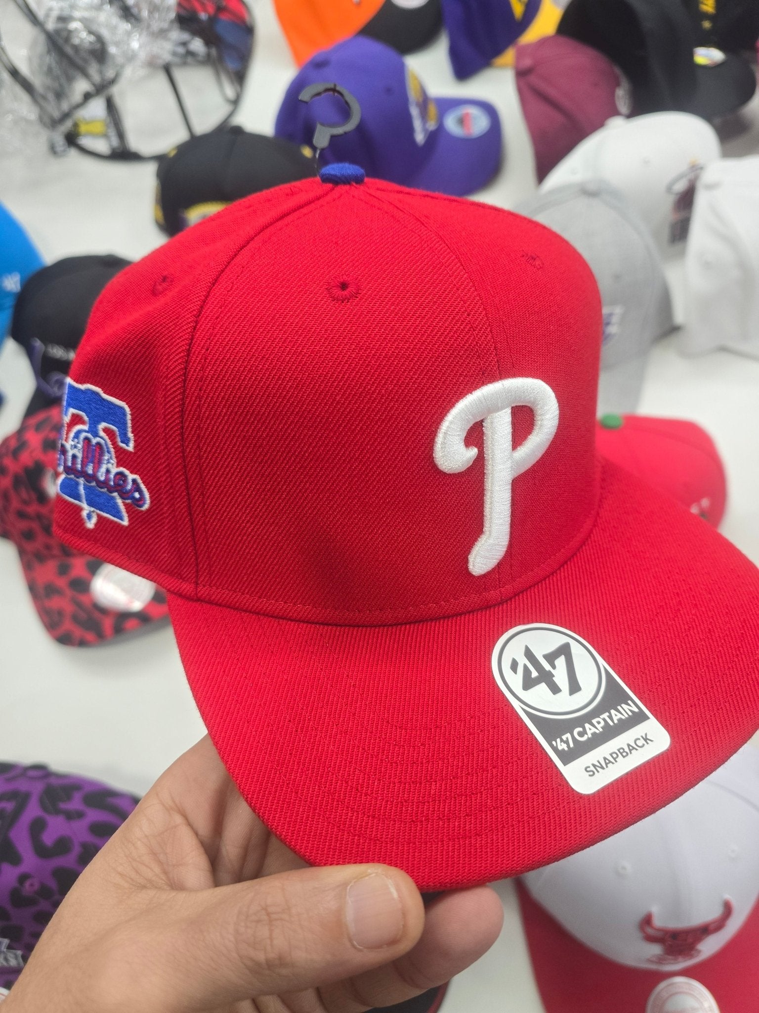 Phillies roja plana snapback 47 plana - intershopgc - Tienda de gorras online - Maspalomas