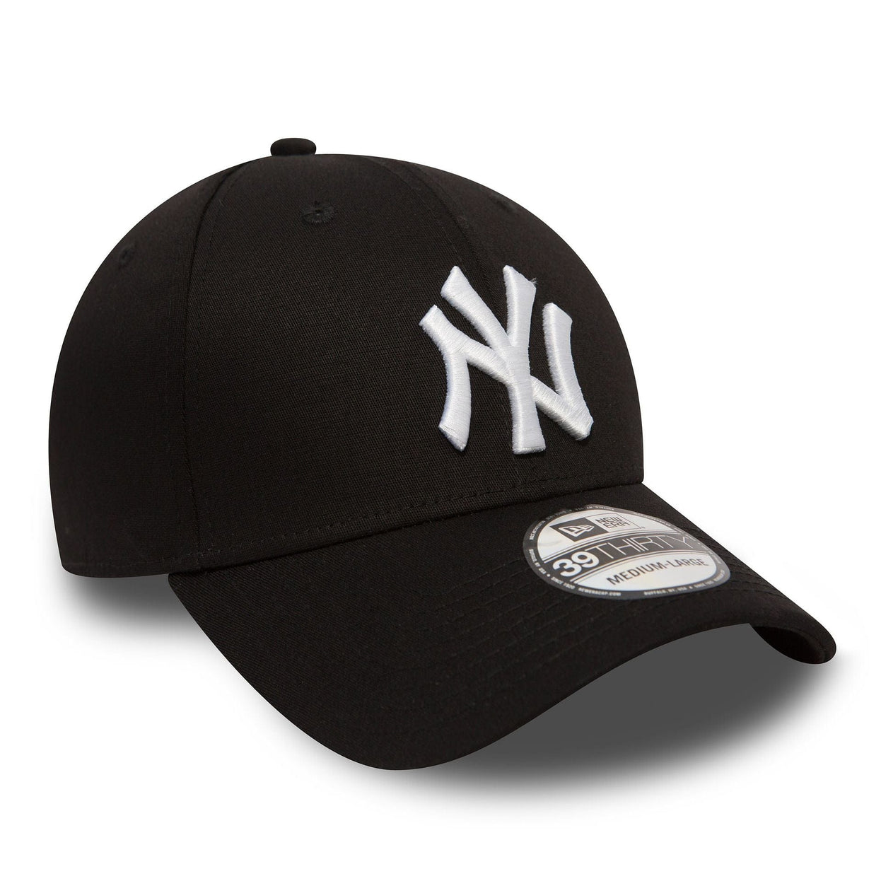 Gorra negra cerrada nyy 39thirty new era clásica curvada