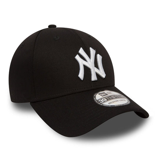 Gorra negra cerrada nyy 39thirty new era clásica curvada