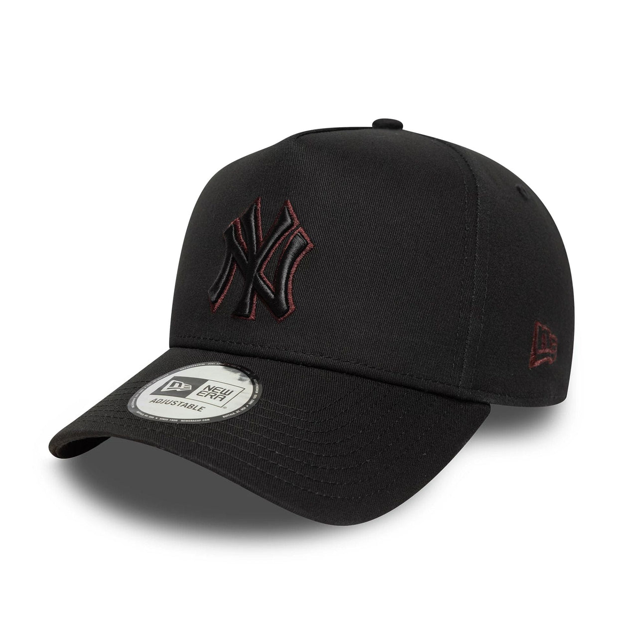 Gorra NY Yankees negra black on black bordeado
