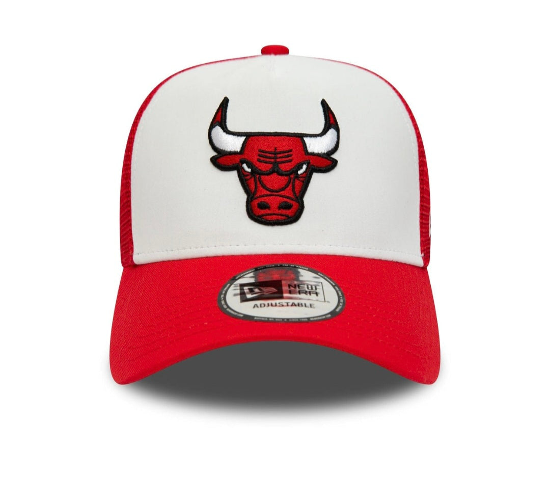 Gorra New Era Chicago Bulls Team Colour Roja A-Frame Trucker