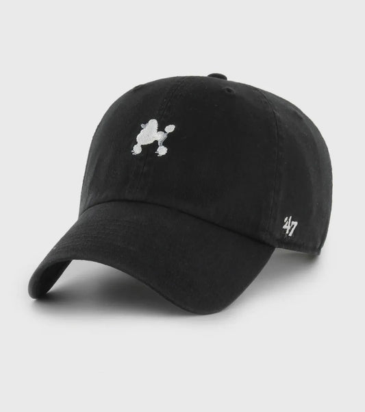 Gorra ’47 Clean Up Negra – Icono de Caniche Bordado