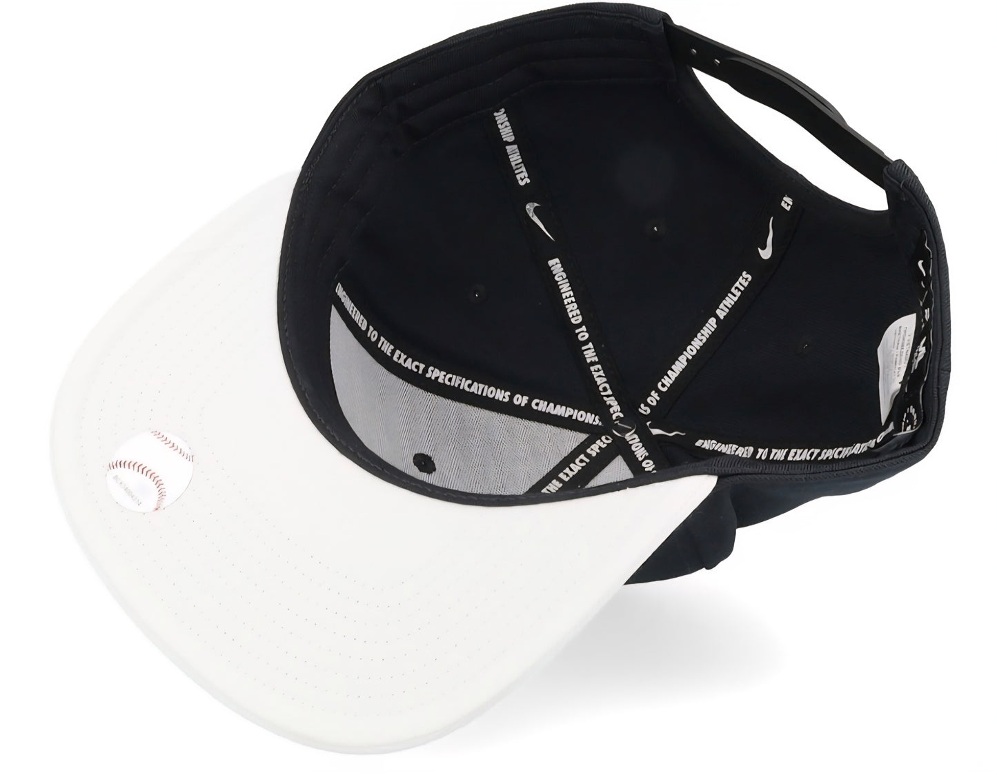 Gorra Nike MLB Dri-Fit Chicago White Sox negra y blanca | visera plana