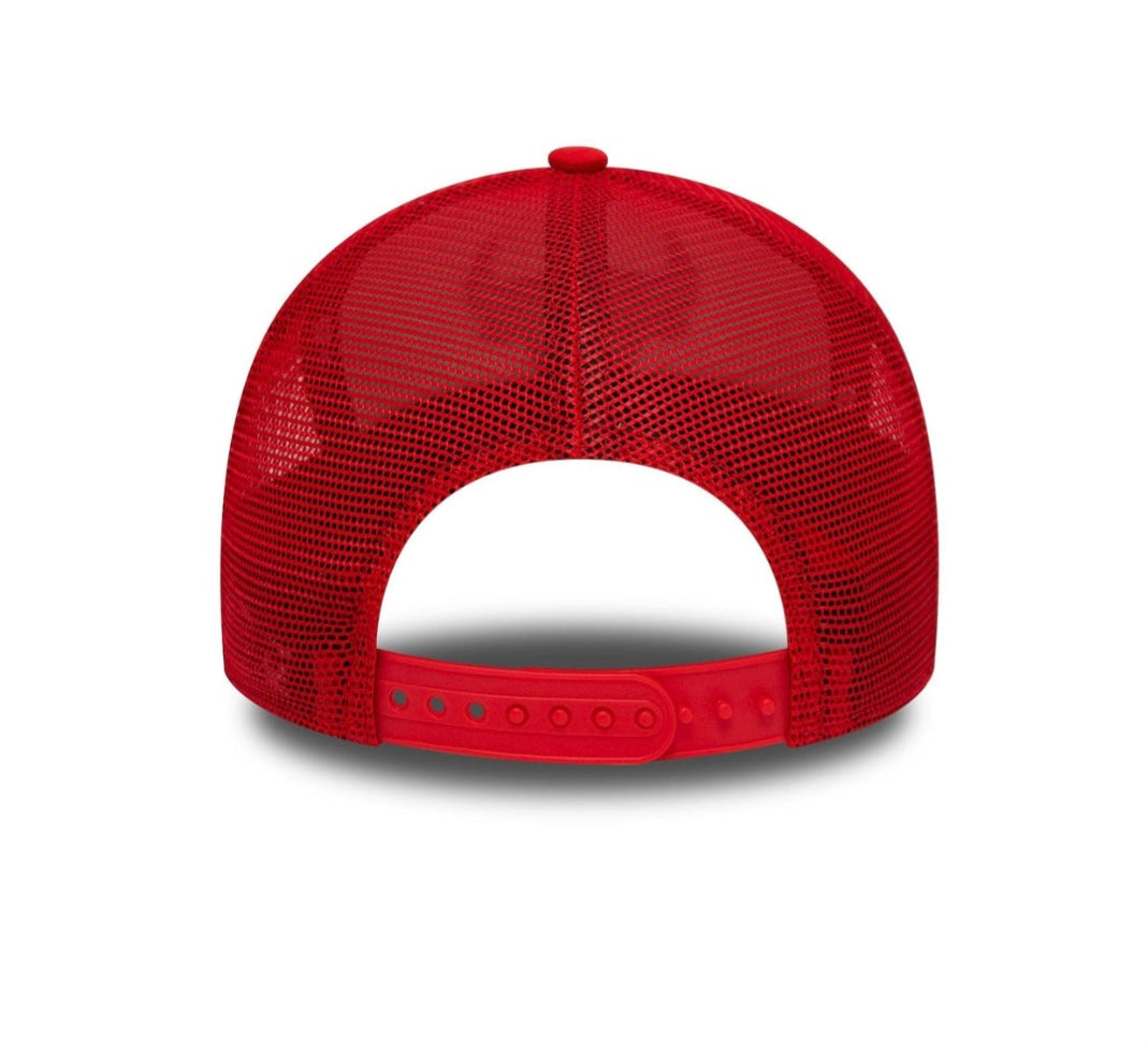 Gorra New Era Chicago Bulls Team Colour Roja A-Frame Trucker
