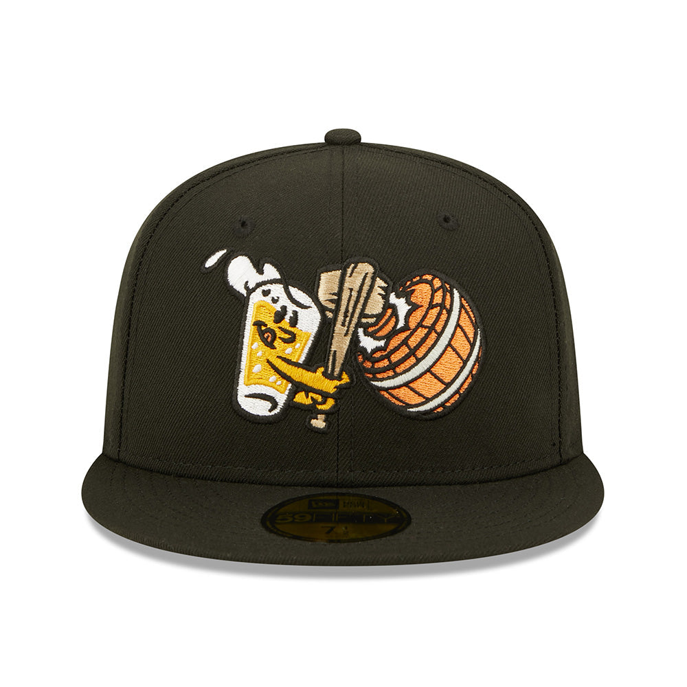 Gorra New Era 59FIFTY Negra West Michigan Whitecaps - Beer City