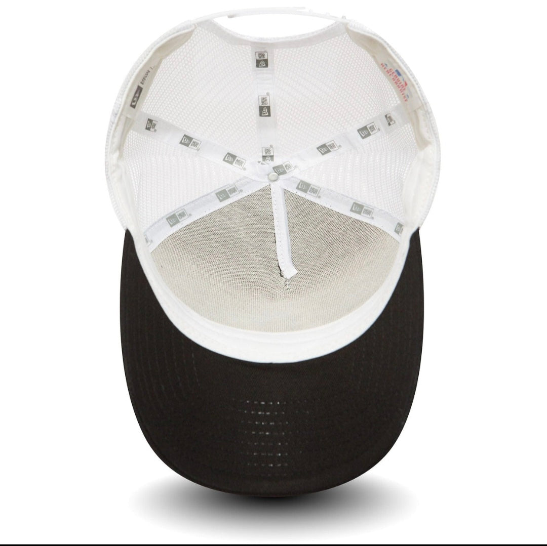 Gorra New Era LA Dodgers Clean negra A‑Frame Trucker
