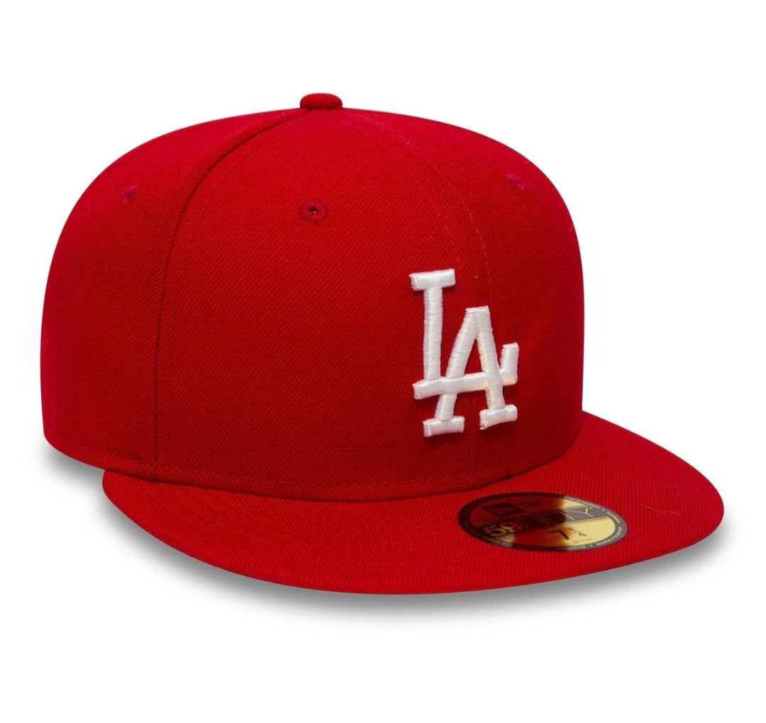Gorra cerrada LA dodgers 59fifty roja