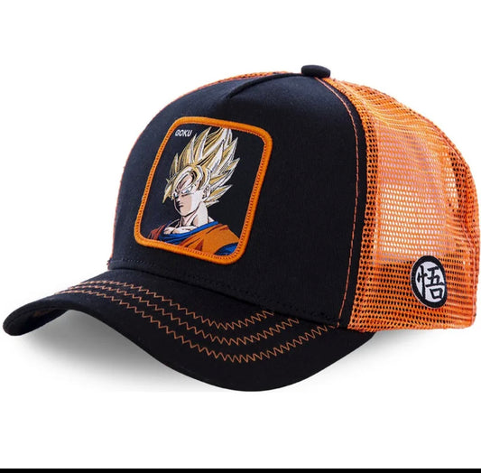 Gorra negra y naranja Goku super saiyan GO3 – Dragon Ball – Capslab