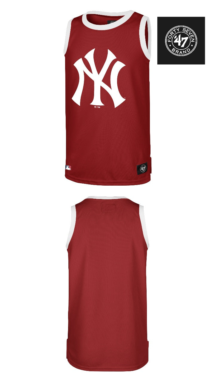 Camiseta sin mangas roja ny 47brand