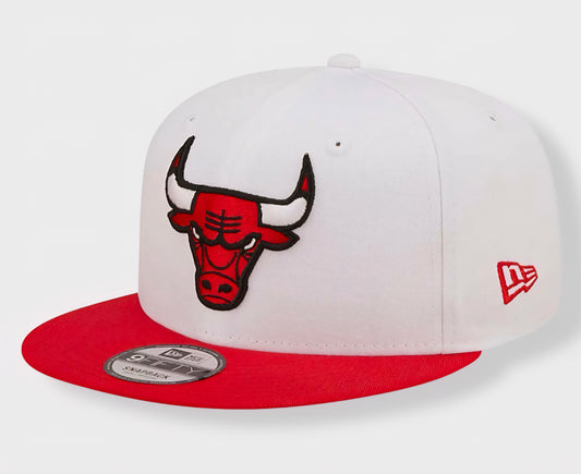 Gorra New Era 9FIFTY Chicago Bulls Blanca/Roja – Crown Team M-L
