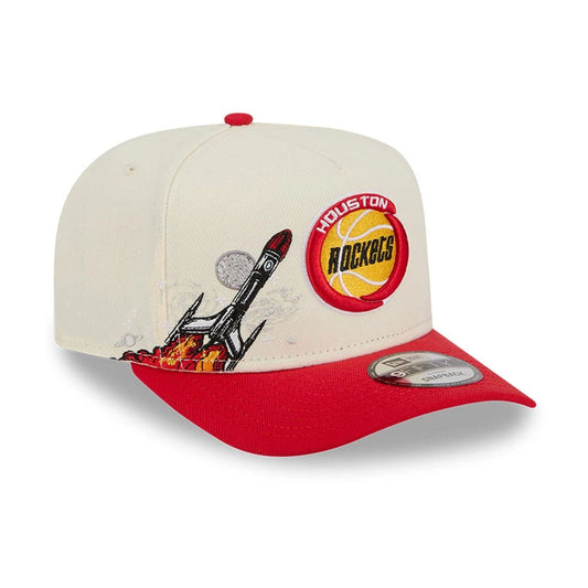 Gorra Rockets NBA crema roja 9FIFTY A-Frame Snapback
